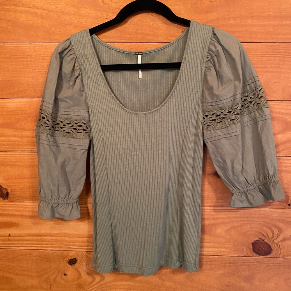 Green Free People Top [Small]